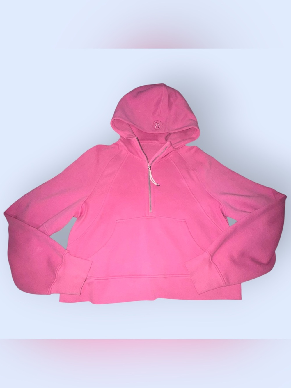 Lululemon Scuba Oversized Half-Zip Hoodie in Sonic Pink (M/L)